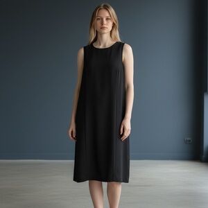 ❤️ Vintage Bicé by Sag Harbor Black Sleeveless Shift Dress Size 18W